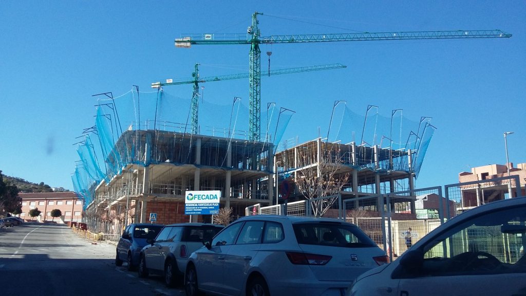 Construcción de edificio residencial