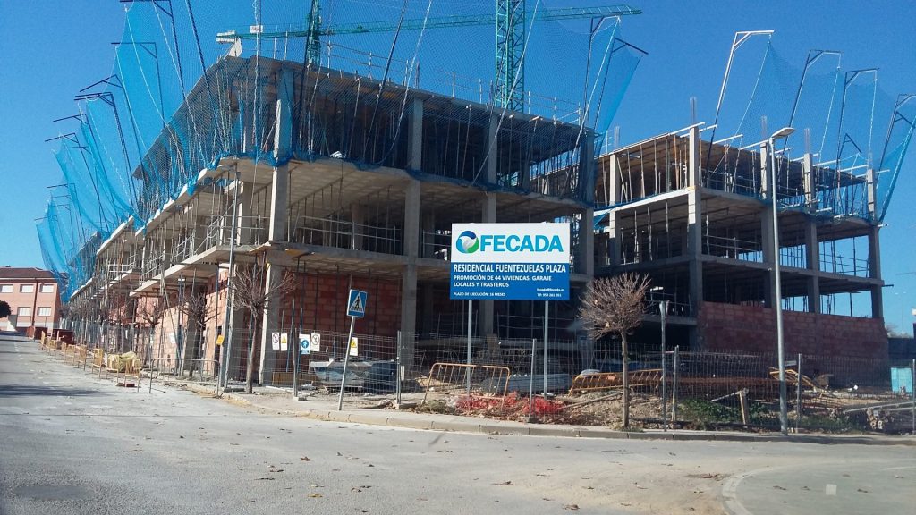 Construcción de edificio residencial